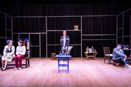 Pampín, Gamboa, Bigliardi y Lamothe, en escena