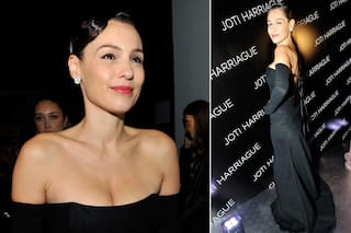 Del look hollywoodense de Pampita a los sensuales diseños de una noche total black