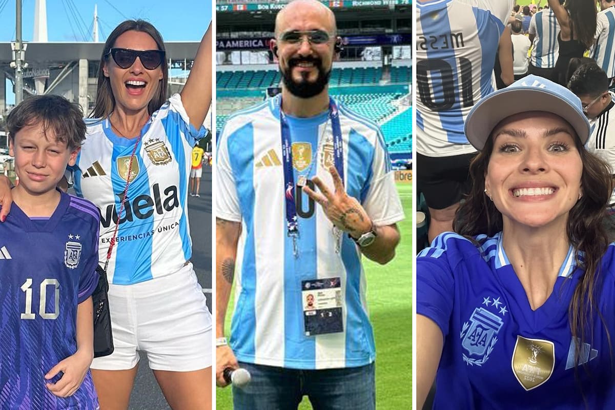Pampita, Abel Pintos y la China Suárez, tres famosos que compartieron su felicidad por la final de la Copa América