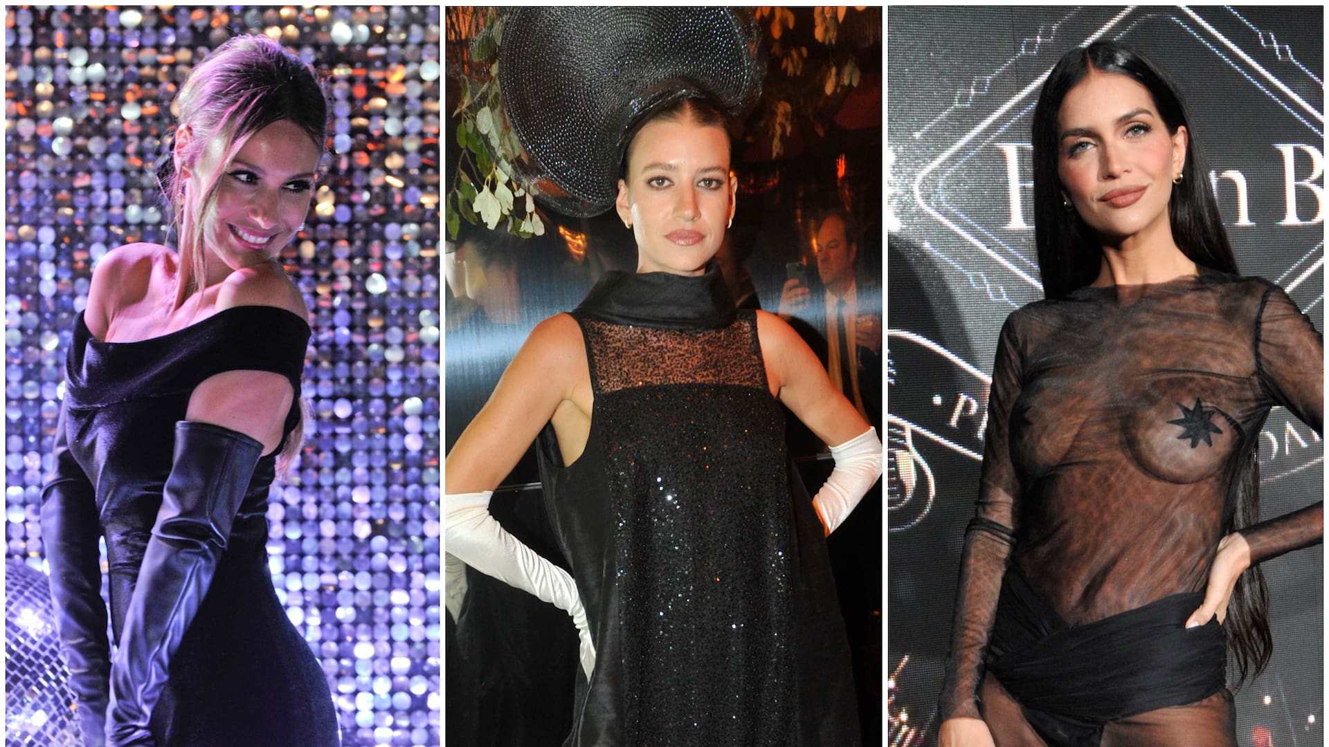 Pampita, Angie Landaburu y Zaira Nara
