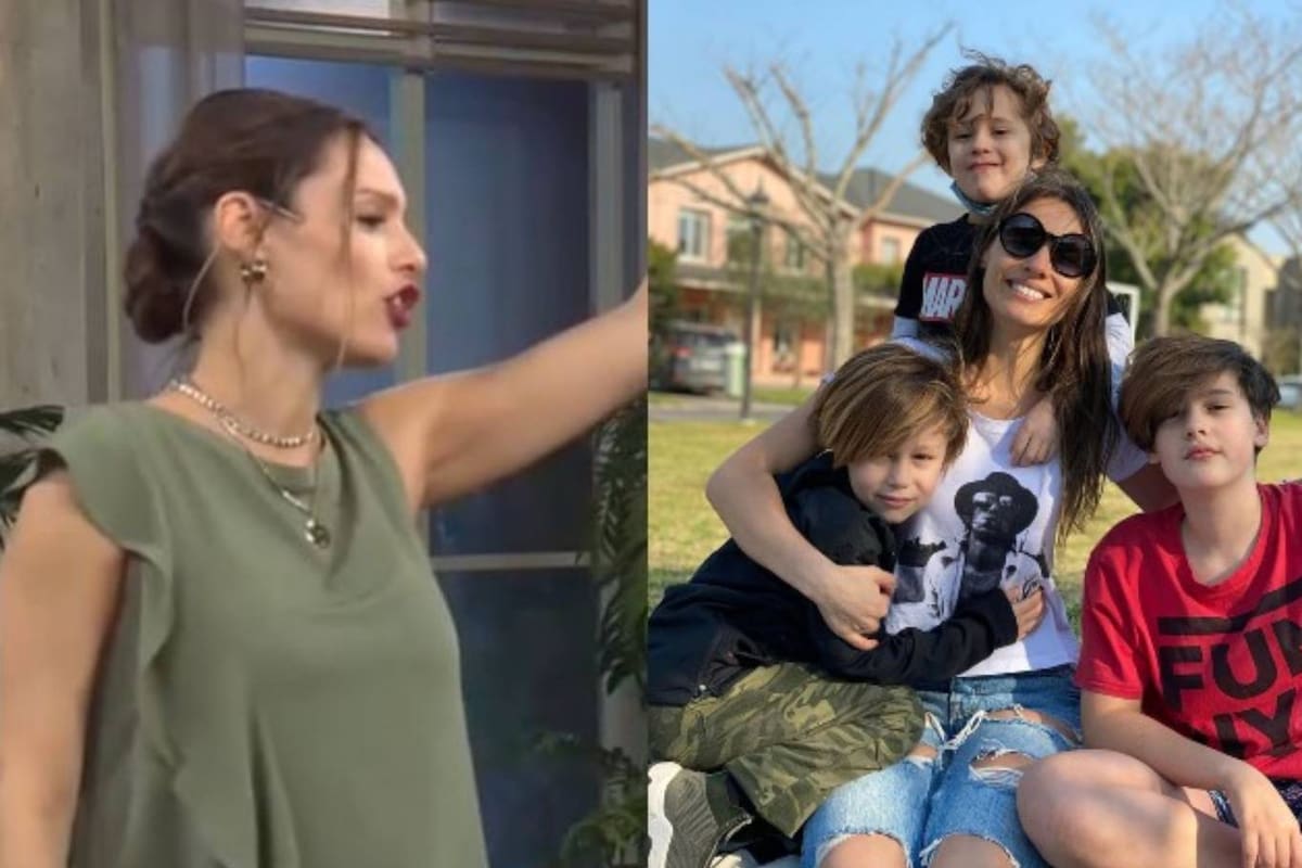 Pampita Ardohain contó en su programa televisivo cuál es el reclamo que le hacen sus hijos cuando se mudan de domicilio