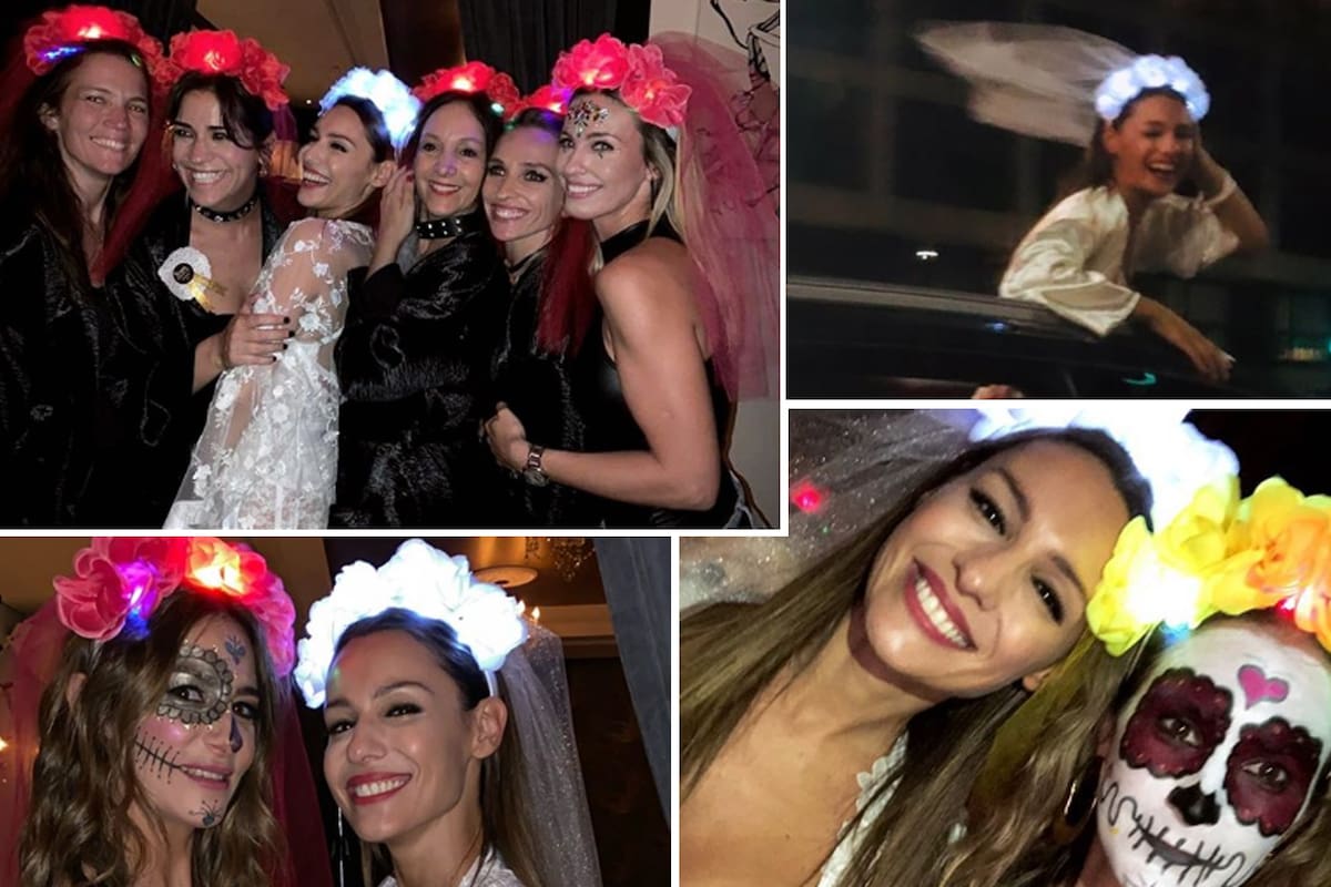 Pampita Ardohain despidió su soltería rodeada de amigas