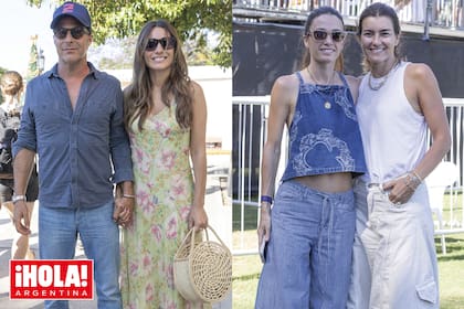Pampita Ardohain estuvo con su novio, el polista Martín Pepa y Ángeles Pedreira y María José Vercellino compartieron palenque