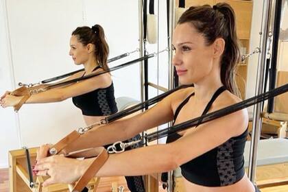 Pampita comenzó el entrenamiento para hacer la caminata a Luján