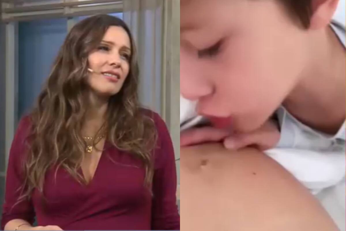 Pampita compartió un emocionante video de su hijo Benicio, besando y hablándole a su futura hermana