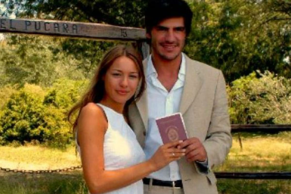 Pampita con Martín Barrantes, un matrimonio escandaloso