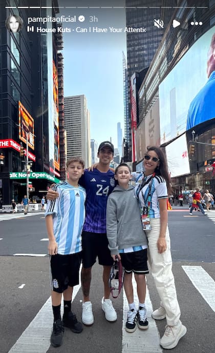 Pampita estuvo de paseo por Nueva York