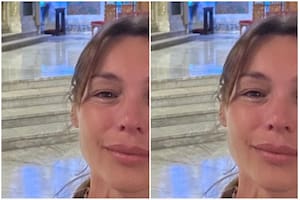 Pampita lloró al ver a la Virgen de Luján