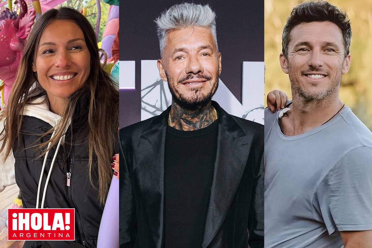 Pampita, Marcelo Tinelli y Pico Mónaco.