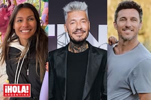 Pampita, Marcelo Tinelli y Pico Mónaco.