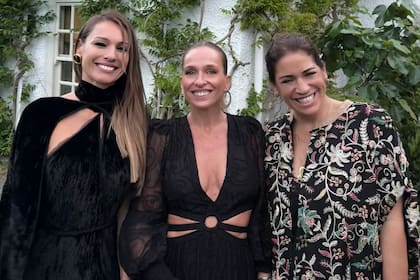 Pampita, Oriana Montanelli y Estefanía Novillo.