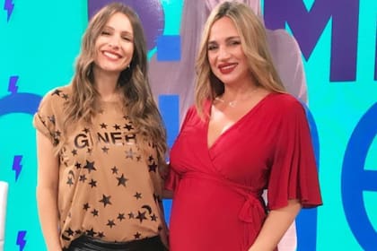Pampita y Belén compartieron una amena charla entorno a sus embarazos