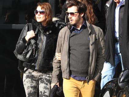 Pampita y Benjamín, una pareja que suele ir a Gardiner