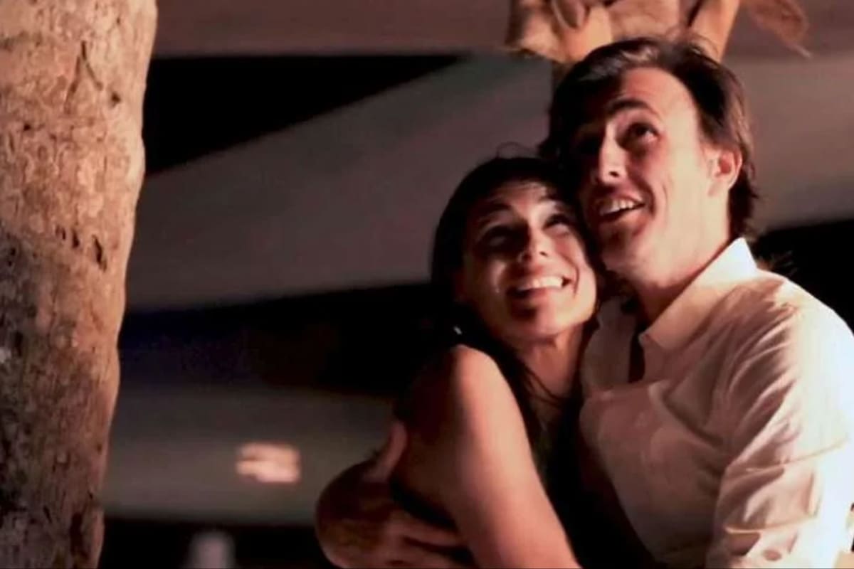 Pampita y García Moritán en la noche de la propuesta.