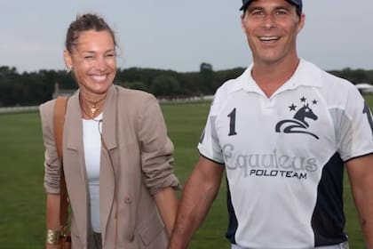 Pampita y Martín Pepa en el Hamptons Polo Club de Nueva York (Foto: Instagram/@phalacroze)