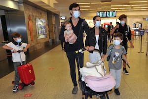 Pampita y su familia viajan a Punta Cana