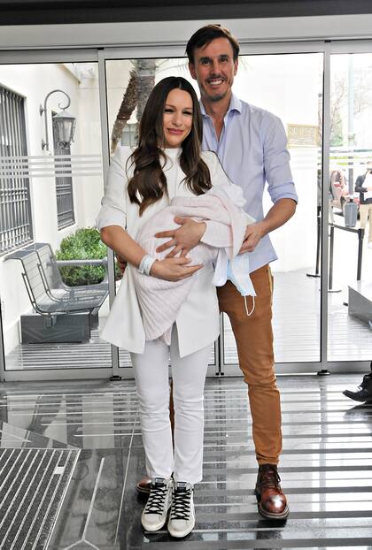 Pampita y su marido Roberto García Moritán tienen una hija en común, Ana, que nació a finales de julio
