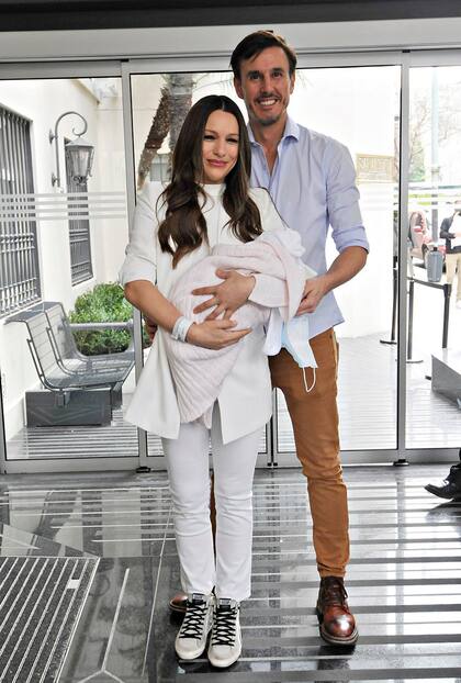 Pampita y su marido Roberto García Moritán tienen una hija en común, Ana, que nació a finales de julio
