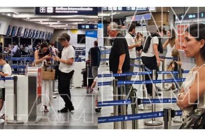 Pampita y Vicuña fueron vistos juntos en el aeropuerto