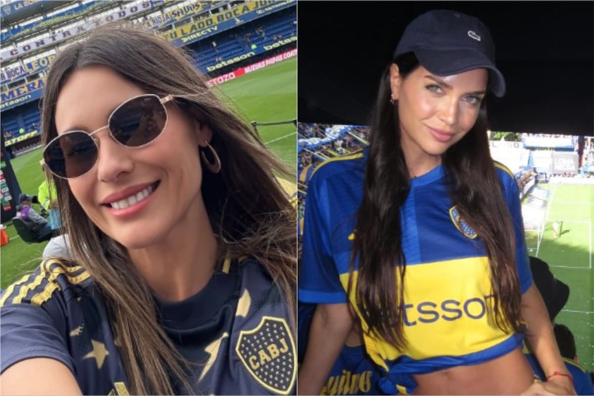 Pampita y Zaira Nara fueron las celebridades más destacadas que dijeron presentes en La Bombonera