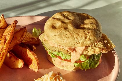 Pan de chipá para sandwiches veganos y sin TACC.