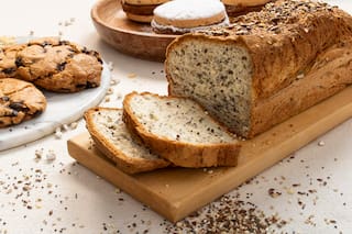 Pan de molde con granos de sorgo
