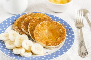 Pancakes de banana sin harina