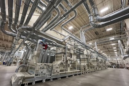 Panda Hemp Gin is a 500,000-square-foot building situated on 97 acres with the capacity to process 10 metric tons of industrial hemp into textile-grade fiber, hurd, short-fiber/hurd mix, and nutrient-rich micronized hurd per hour. (Photo: Business Wire)