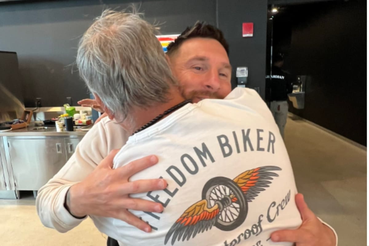 Panizza y su abrazo con Messi en Miami