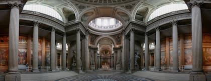 Panorama interior del Panteón de París