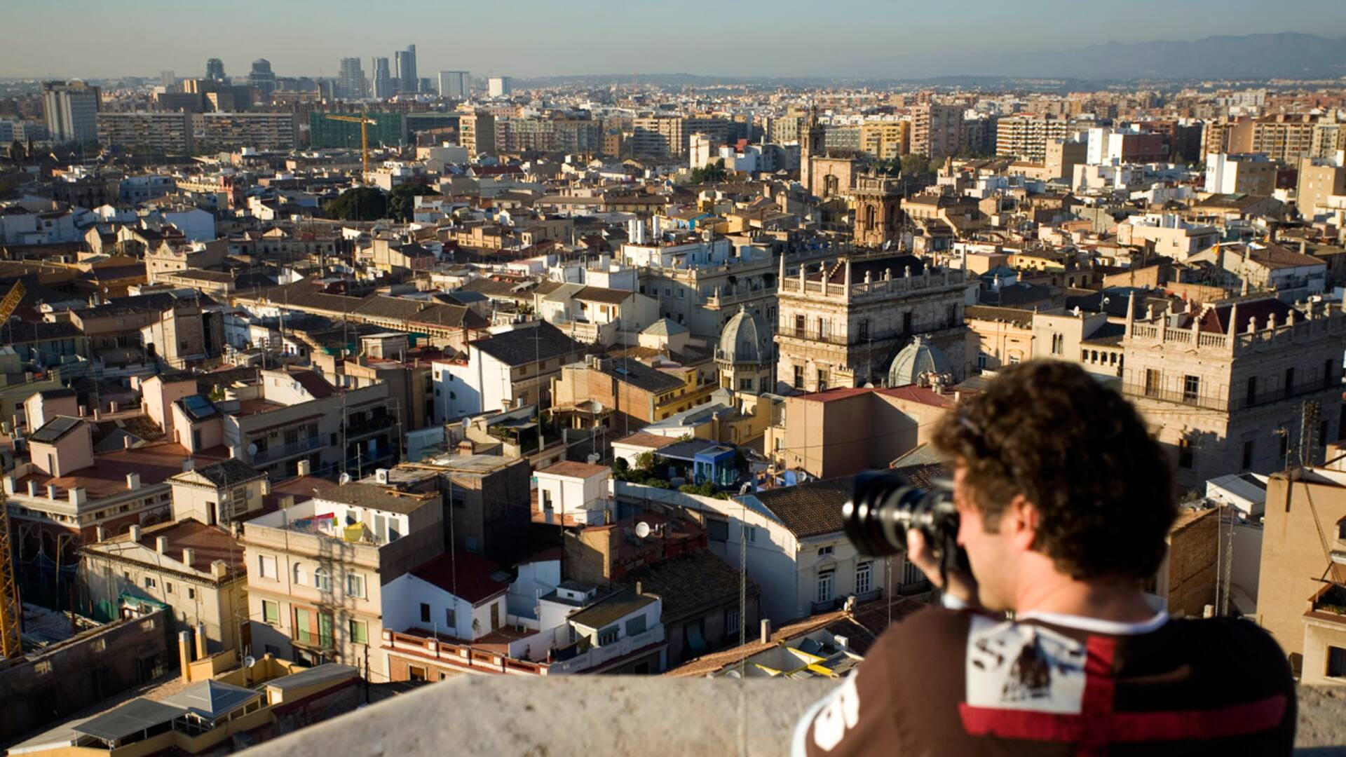 Panorámica de la ciudad desde la torre de la catedral.