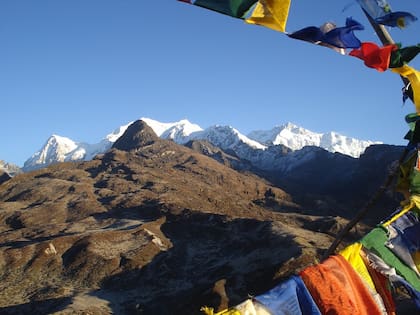 Panorámica de la región de Sikkim.