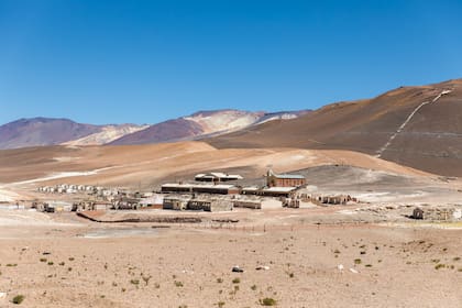 Panorámica del campamento La Casualidad, a casi 4 mil metros de altura.