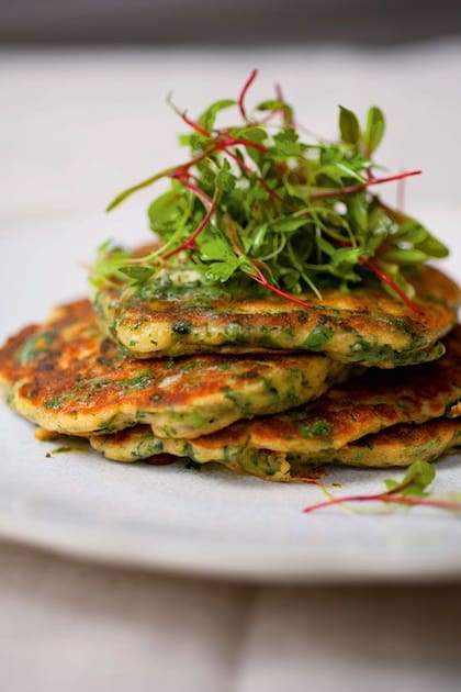 Panqueques con vegetales