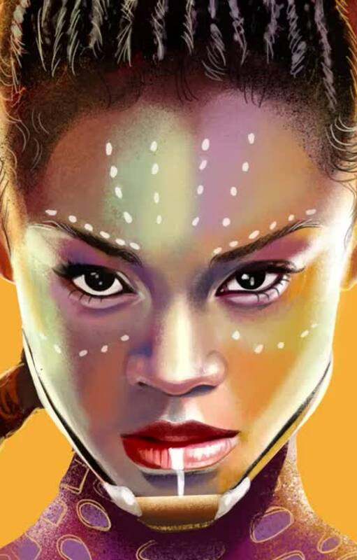 Pantera Negra 2: Wakanda por siempre, con Laetitia Wright