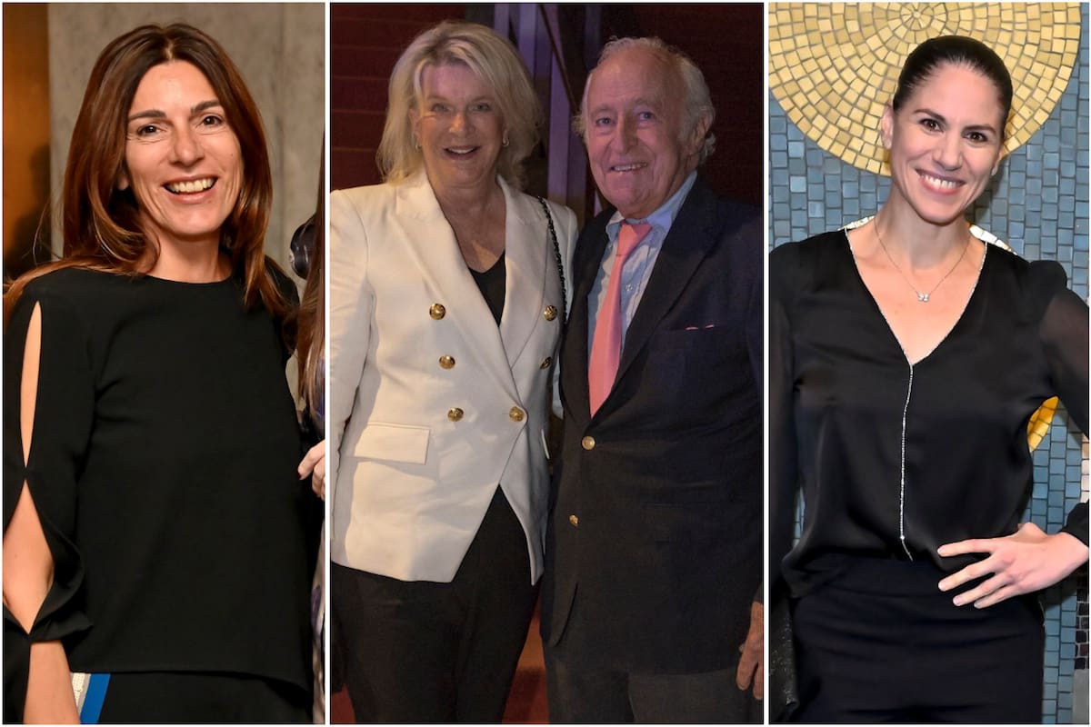 Paola Biscaro, Eva y Santiago Soldati, y Paloma Herrera