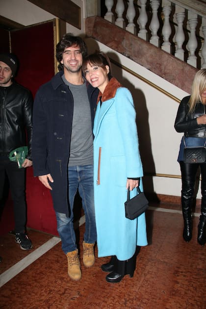 Paola Krum junto a su pareja, el actor y dramaturgo Patricio Abadi.