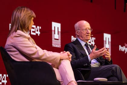 Paolo Rocca compartió escenario con Patricia Bullrich en el cierre de Propymes 2025