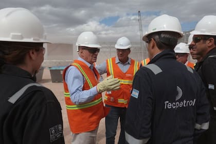 Paolo Rocca en Vaca Muerta. El grupo Techint difundió esta semana un mensaje en X en el que decía que su legitimidad provenía de cosas distintas a las prebendas.