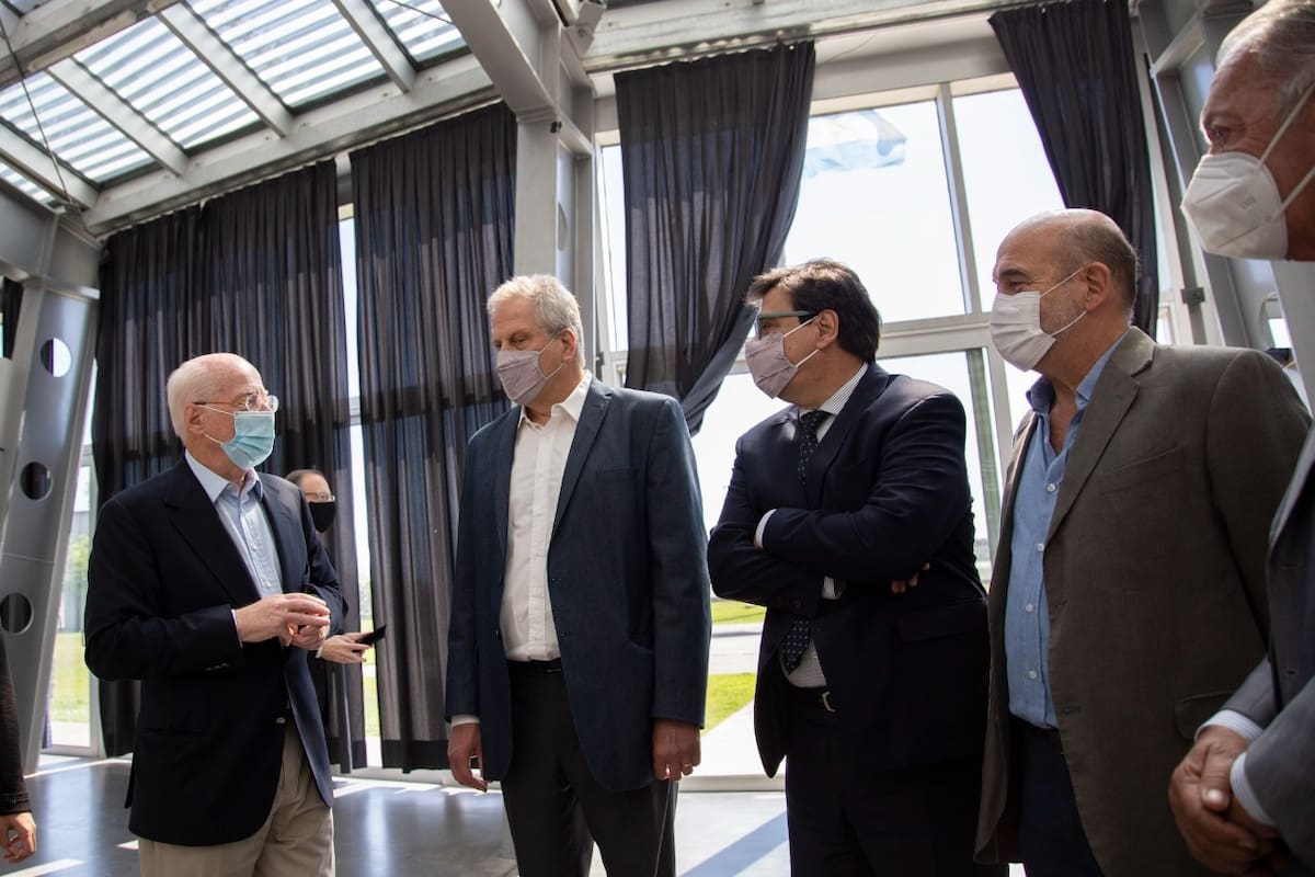 Paolo Rocca, Jaime Perczyk y Claudio Moroni.