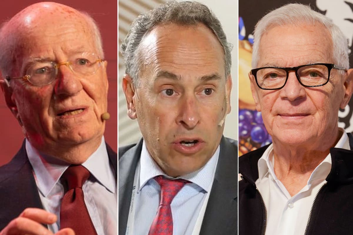 Paolo Rocca, Marcelo Mindlin y Eduardo Costantini