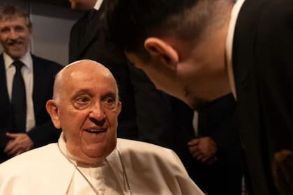 Papa Francisco, durante su encuentro con Luquitas Rodríguez que emocionó a todos Foto/Instagram: @luquitarodrigue