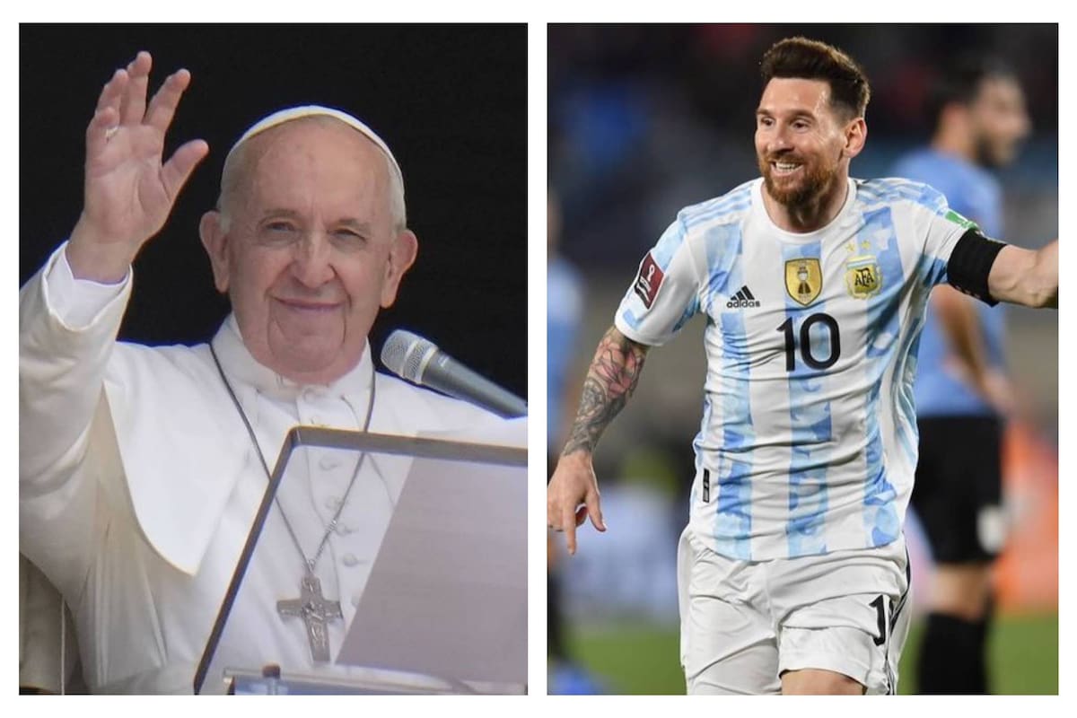 Papa Francisco y Lionel Messi