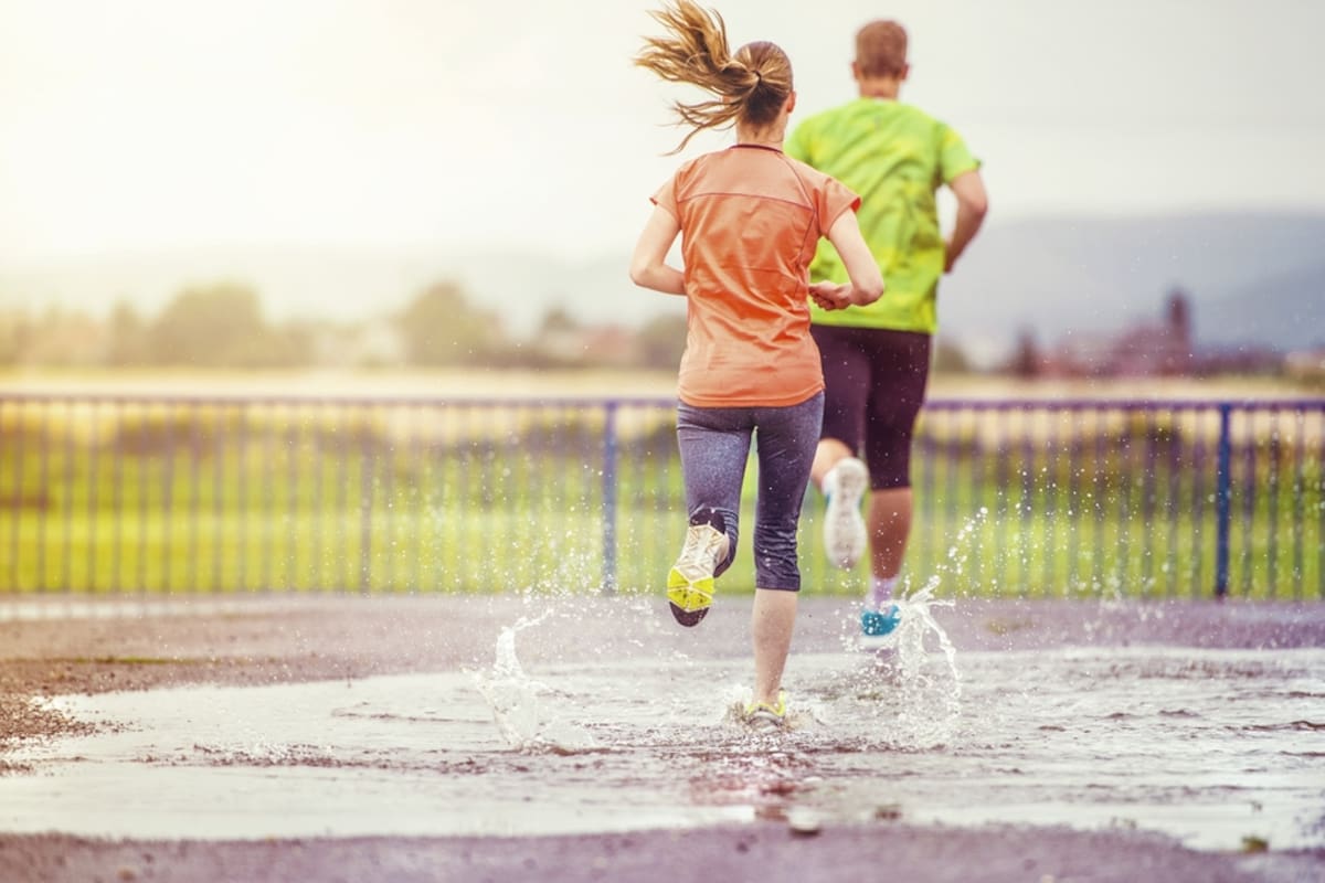 Para algunas personas, entrenar cuando llueve es un no rotundo mientras que para otros es un momento de disfrute especial