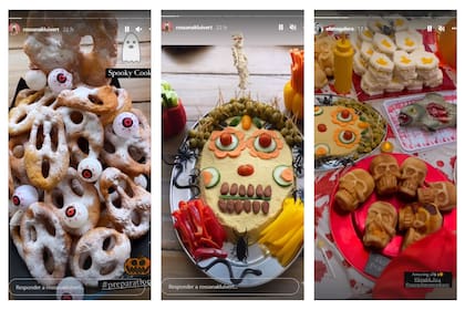 Para el festejo hubo divertidos platos