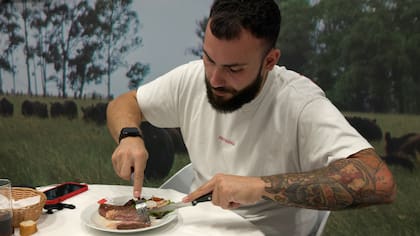 Para el italiano Matteo Di Cola, "la carne vacuna de la Argentina, simplemente es la mejor"