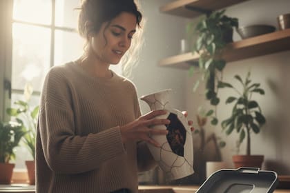Para empezar un año con buena energía es necesario deshacerse de los objetos rotos (Foto: IA)