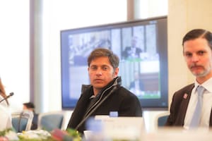Para finalizar la gira por China, la comitiva presidencial visitó el Centro Tecnológico Huawei