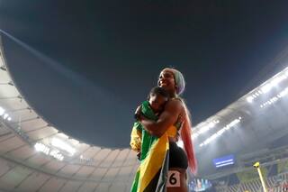 Para Fraser-Pryce, la “Mommy Rocket”, el Mundial es su última oportunidad para despedirse