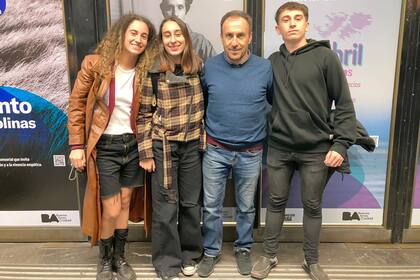 Para Germán Estrada sus hijos lo son todo. "Me alcanza con que sean personas de bien y encuentren su camino"
